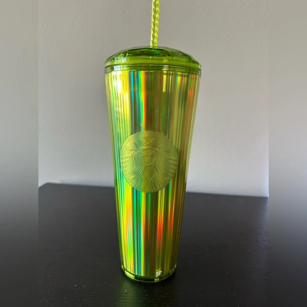 Starbucks Lime Kaleidoscope‎ Cold Cup (24 oz)